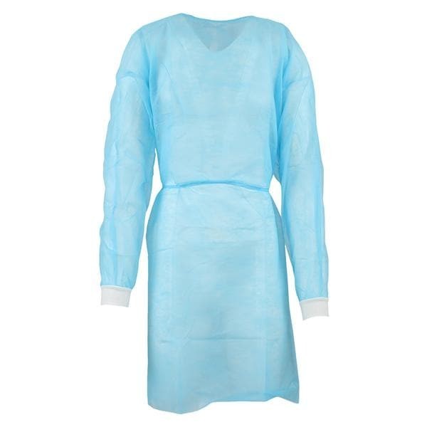 SafeWear Isolation Gown Blue 12/Bg 5 BG/CA