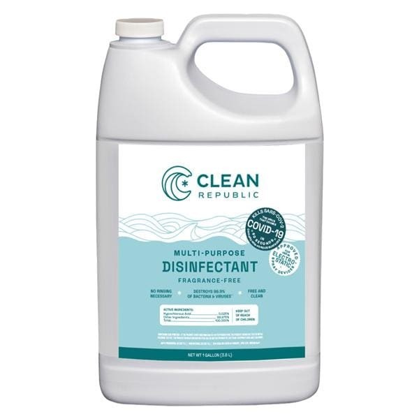 Disinfectant Surface Clean Republic Fragrance Free 1 Gallon 4/Ca 48 CA/PL