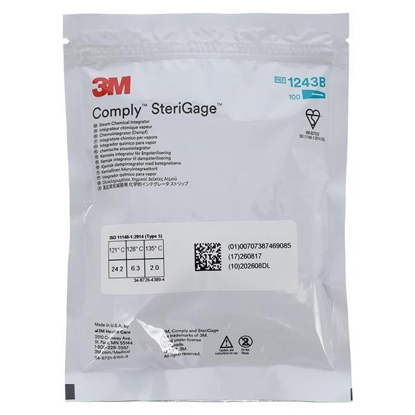 Integrator Chemical 3Mâ¢ Attest SteriGage 100/Bx 10 BX/CA