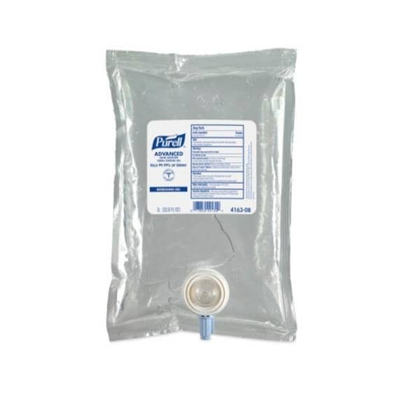 Purell Advanced Gel Sanitizer 1000 mL Fragrance Free Ea 8 EA/CA