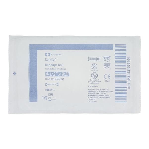 Kerlix Gauze Bandage Cotton Fluff 4.5"x3.1yd 8 Ply Sterile Ea 100 EA/CA