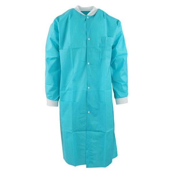 Maxi-Gard Protective Lab Coat SMS Large Teal 10/Pk 5 PK/CA