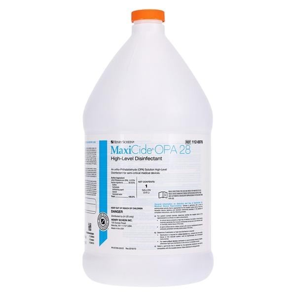MaxiCide OPA 28 Liquid High Level Disinfectant 1 Gallon Ea 4 EA/CA