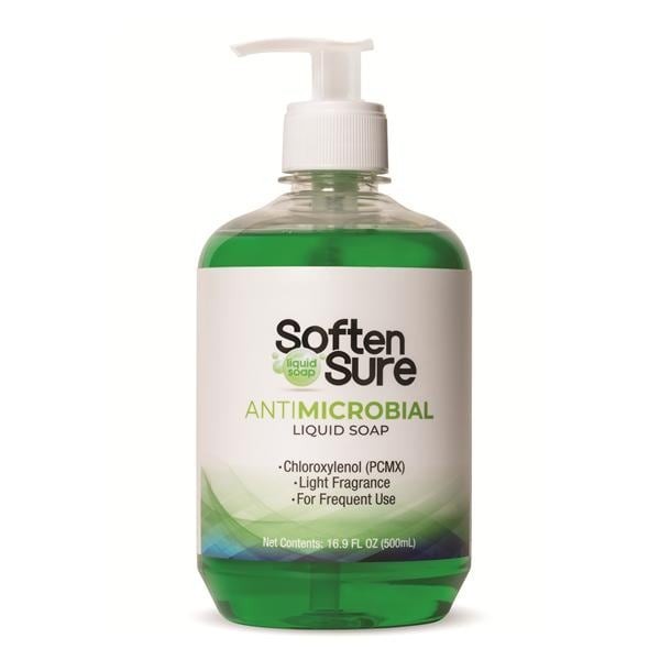 SoftenSure Antimicrobial Liquid Hand Soap 500 mL Pump Bottle Light Fragrance Ea 12 EA/CA
