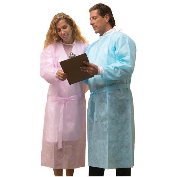 Cover Gown SMS / Polypropylene Small / Medium Pink 10/Pk 5 PK/CA