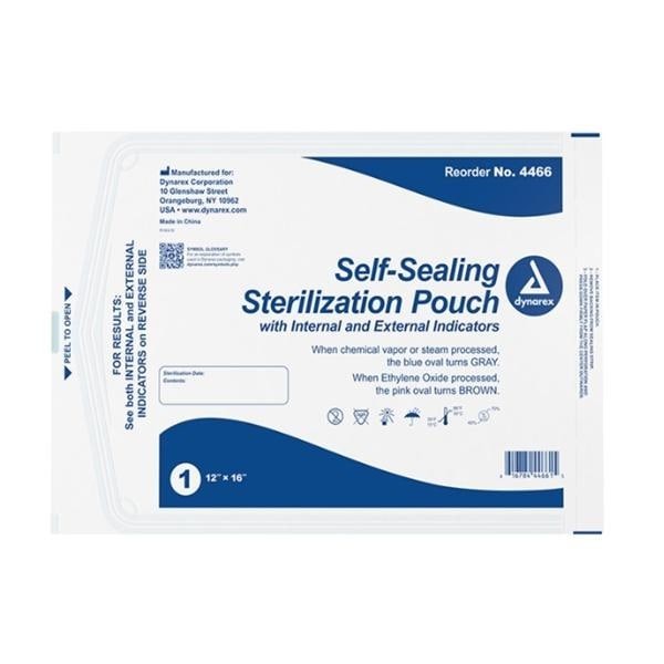 Sterilization Pouch Self Seal 12 in x 16 in 200/Bx 5 BX/CA