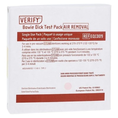 Verify Bowie Dick Indicator...