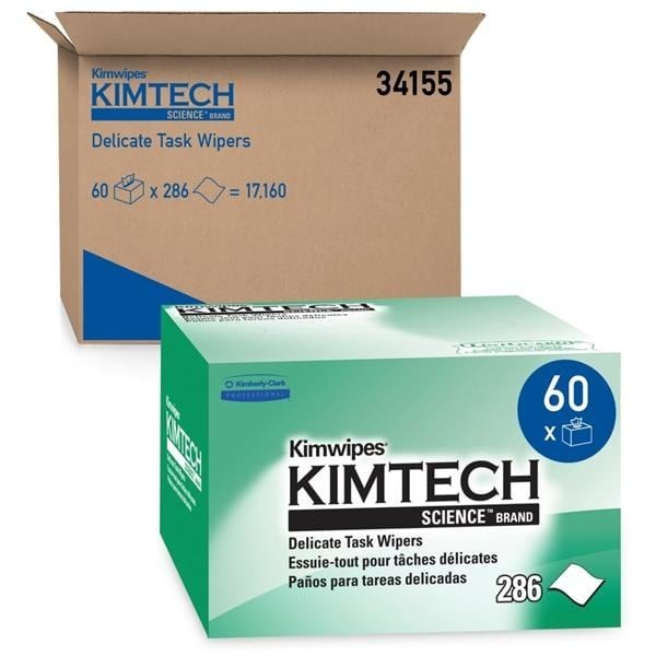Kimwipes Cleaning Wipes 286/Bx 60 BX/CA