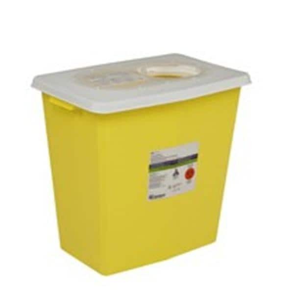 ChemoSafety Chemotherapy Waste Container 12g Ylw 12.75x18.25x18.75" Ld Plstc Ea 10 EA/CA