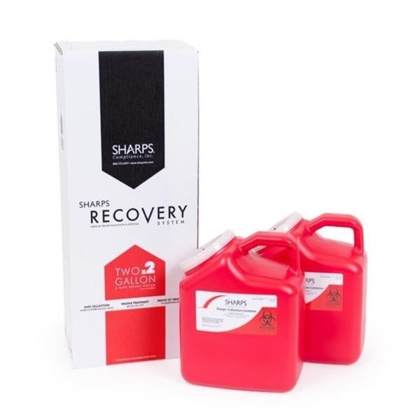 Recovery Mailer System 2gal Red 9x6x11" Plastic 2/Bx 6 BX/CA