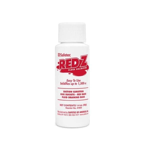 Red Z Spill Control Solidifier 2.2oz White 3000cc Needle Nose Top Bottle Ea 75 EA/CA