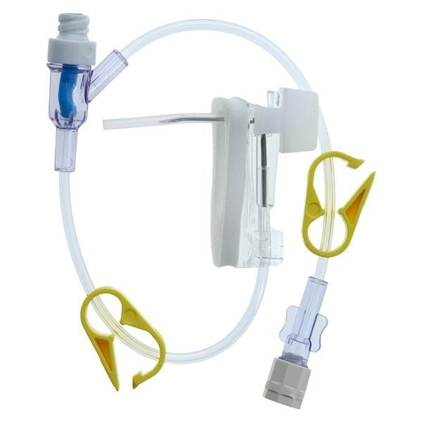 Gripper Plus Huber Needle 20gx3/4" Luer Lock Safety 12/Bx 1 BX/CA