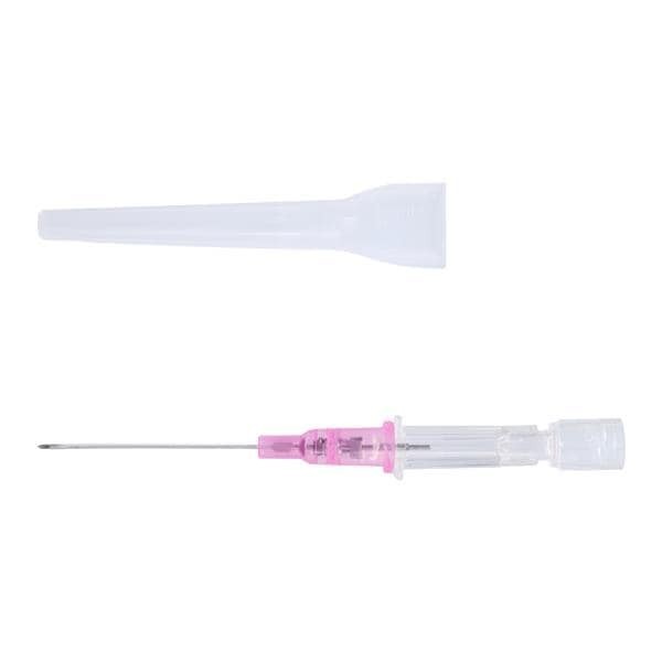 Introcan Safety IV Catheter Safety 20 Gauge 1-1/4" Pink Straight 50/Bx 4 BX/CA