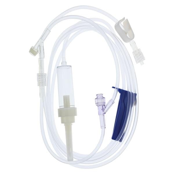 IV Administration Set Needleless 1 Split Septum/1 Y-Injection Site 83" 10Drp Ea 50 EA/CA