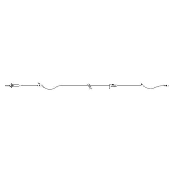 IV Administration Set 2 Prepierced Injection Sites 80" 60 Drops/mL 13mL 48/Ca