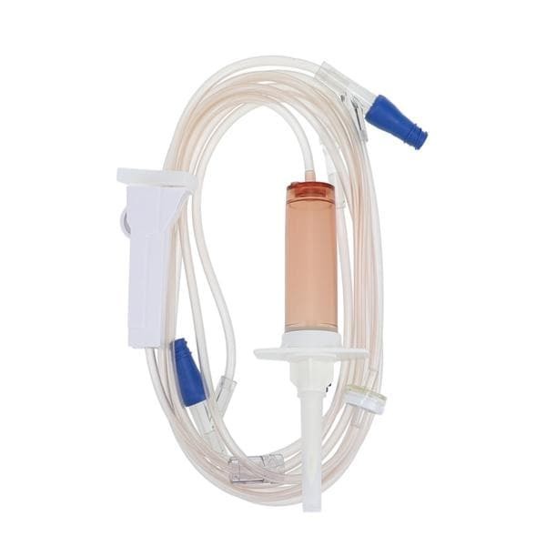 IV Administration Set Bravo 24 105" 15 Drops/mL Priming Volume 13.2mL 50/CA