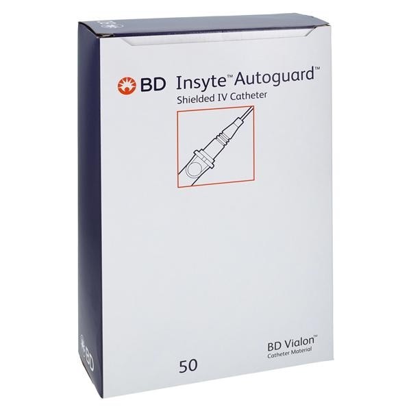 Insyte Autoguard IV Catheter Shielded 14 Gauge 1-3/4" Tan 50/Bx 4 BX/CA
