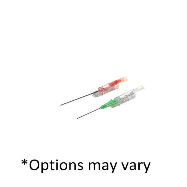 Acuvance Plus IV Catheter Safety 20 Gauge 1" Pink Straight Ea