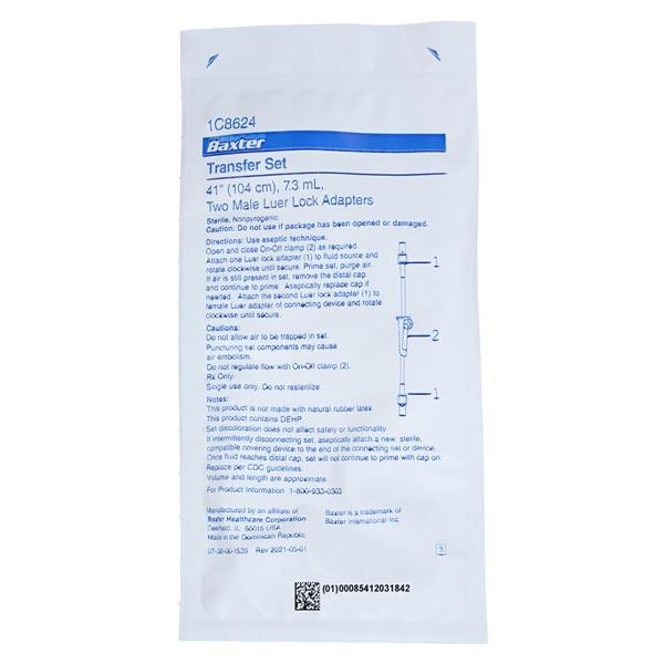 Safety-Lok IV Extension Set 41" Luer Adapter 48/Ca