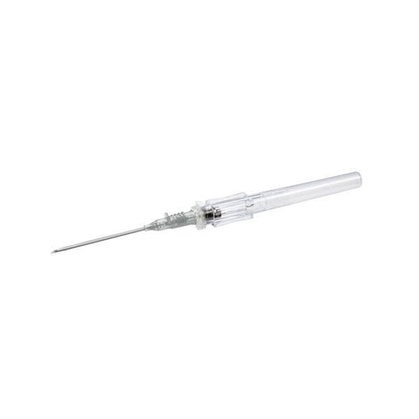 TrueSafe Blood Control IV Catheter Push Button 16 Gauge 1.77" Gray 50/Bx 4 BX/CA