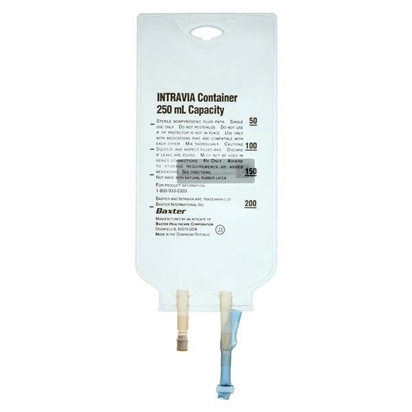 Intravia IV Bag 250mL 6/Pk 8 PK/CA
