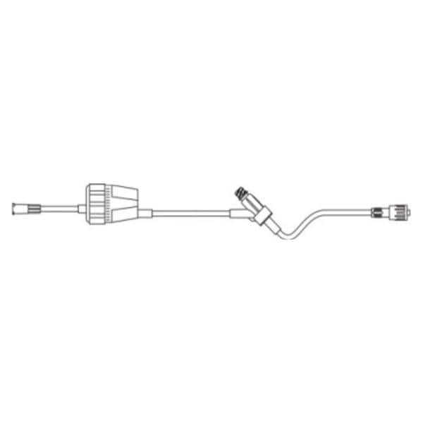 Rateflow Regulator Extension Set Needleless 18" Inj St F LL Adptr 50/CA