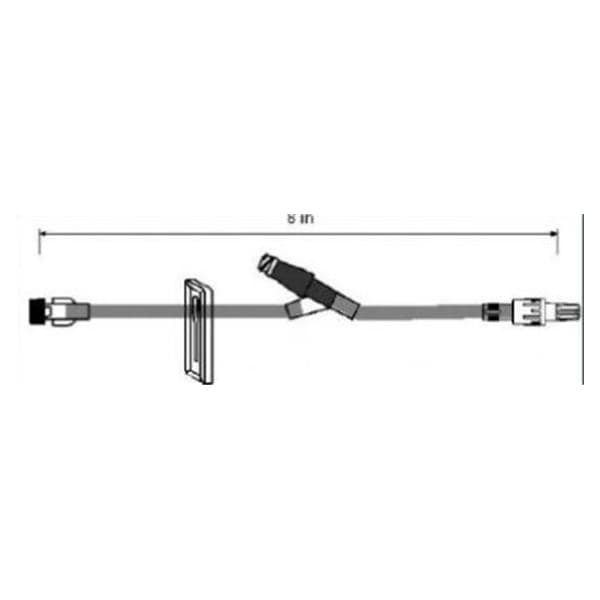 IV Extension Set 8" Rotating Luer 50/Ca