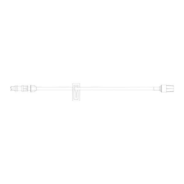 Alaris IV Extension Set 9" Spin Male Luer Lock 100/Ca