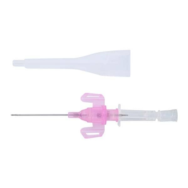 Introcan Safety IV Catheter Safety 20 Gauge 1-1/4" Pink Closed End 50/Bx 4 BX/CA