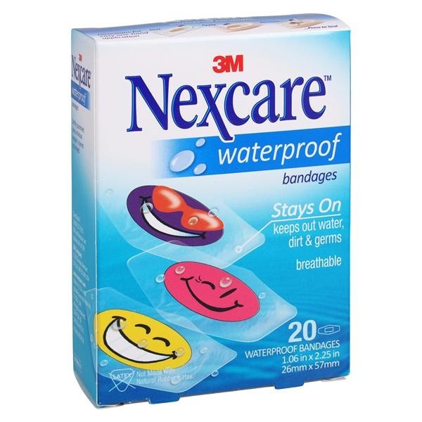 Nexcare Tattoo Bandage Plastic 1.06x2.25" Clear Sterile 20/Bx
