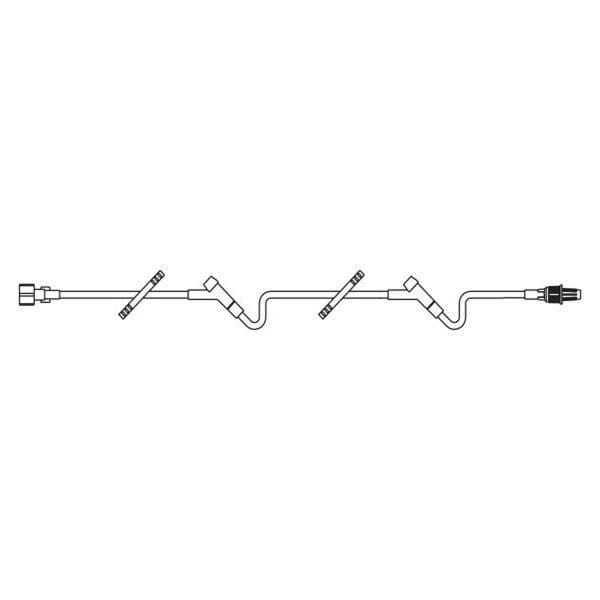 IV Extension Set 43" 2 Intrlnk Inj Sites: 34" 6 M LL Adptr/Clr Spk 48/Ca