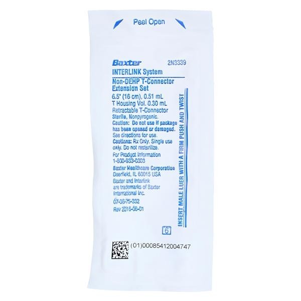 IV Extension Set 6.7" Inj St/TCnctr M LL/F LL Adptr 50/Bx 4 BX/CA