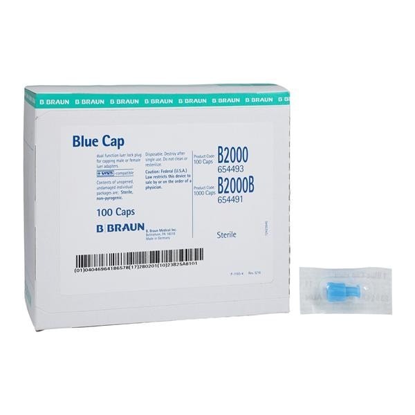 _ Cap Female/Male Luer Fitting 100/Bx 10 BX/CA