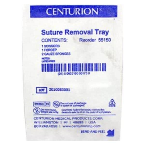 Suture Removal Tray 50 EA/CA