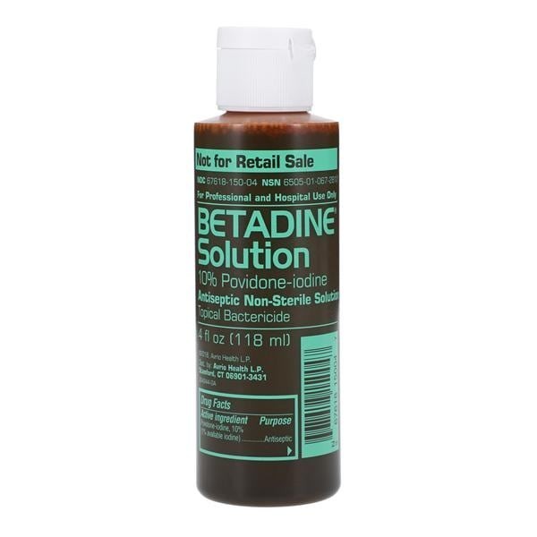Betadine Prep Solution 10% Povidone Iodine 4oz 36 EA/CA