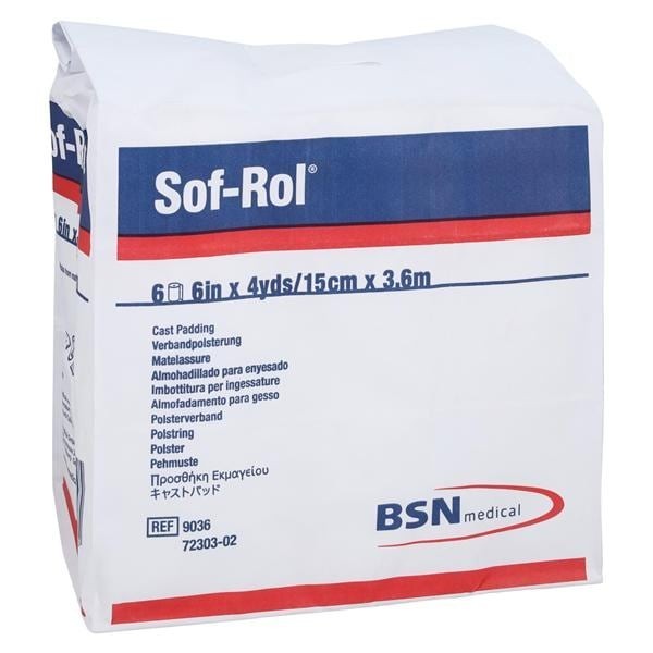 Sof-Rol Cast Padding White 6"x4yd 6 BG/CA