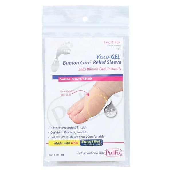 Visco-GEL Bunion Care Relief Sleeve Foot Gel 3mm Large/X-Large