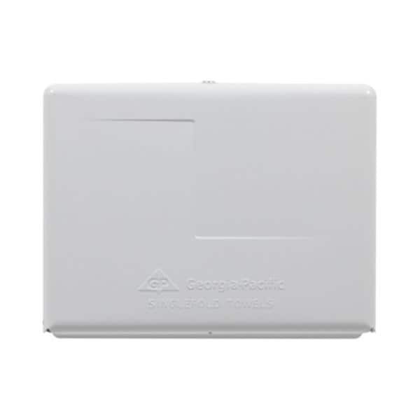 Georgia Pacific Single Fold Towel Dispenser White Steel 6/Ca