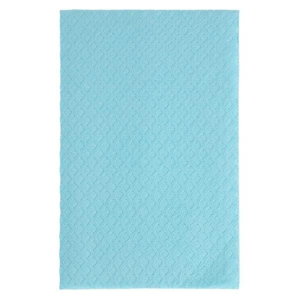 TIDI Ultimate Diamond Towel Bib 3 Ply T/P 13 in x 18 in Blu Disposable 500/Ca
