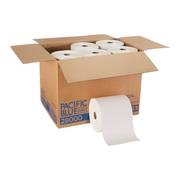 Pacific Blue Select Towel Roll Disp Ppr 2 Ply 7.875 in x 350 in Wht 12rl/ca