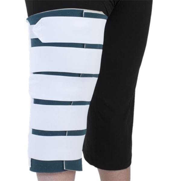 Cutaway Immobilizer Brace Knee Canvas/Foam 16" Left/Right