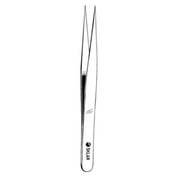 Jewelers Forcep Straight 4-1/2" Ea