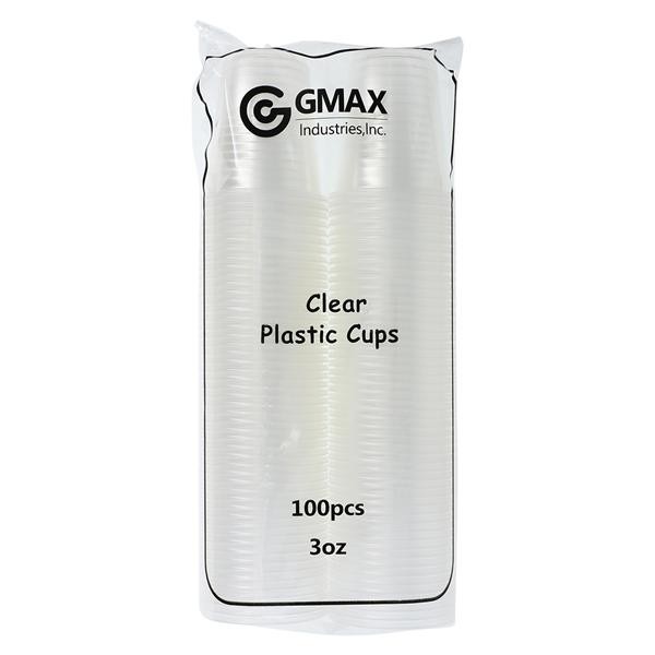 Drinking Cup Plastic Clear 3 oz Disposable 100/Pk 25 PK/CA