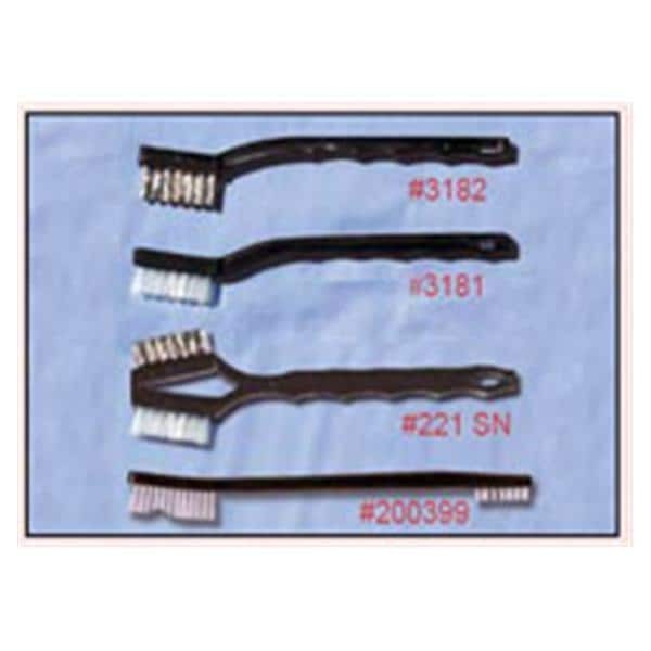 Instrument Cleaning Brush Nylon Bristle 7-3/4x1-1/2" Nylon Ea 10 EA/PK