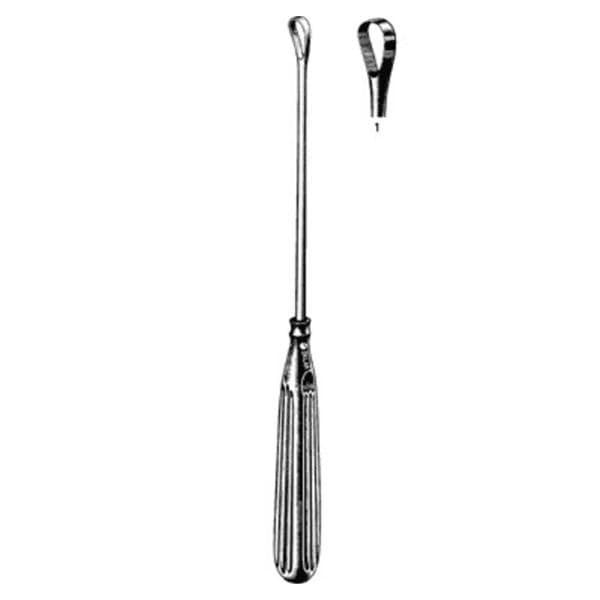 Sims Uterine Curette 11" Stainless Steel Ea