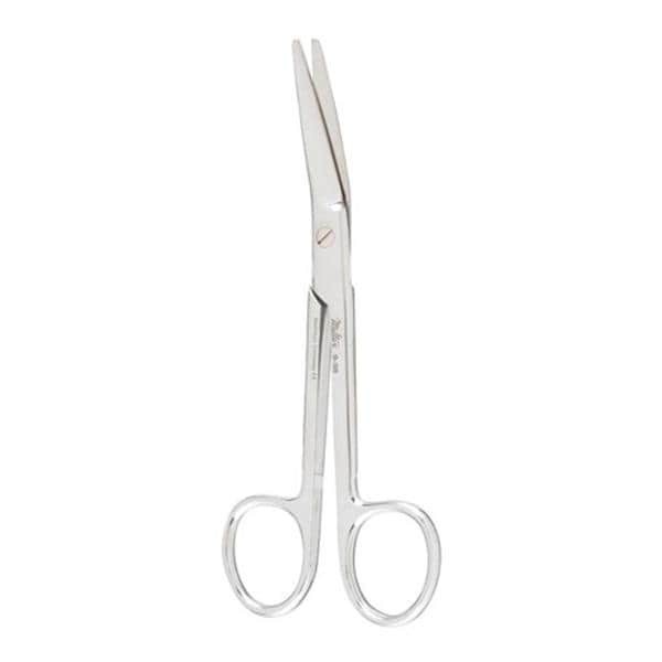 New's Suture Scissors Angled on Flat 5-1/2" Stainless Steel Ea