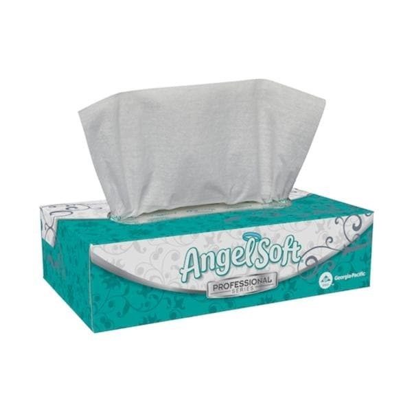 Angel Soft PS Facial Tissue White 2 Ply 100/Bx 30 BX/CA