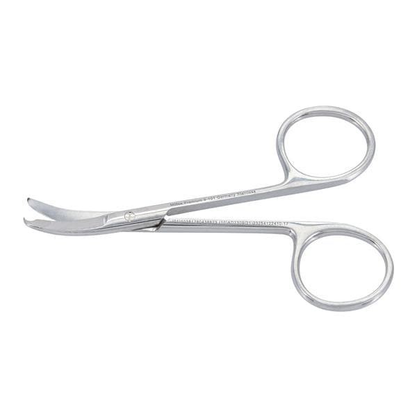 Shortbent Suture Scissors Curved 3-1/2" Stainless Steel Reusable Ea