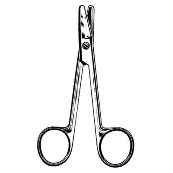 Econo Wire Cutting Scissors Straight 4-1/2" Stainless Steel Non-Sterile Rsbl Ea 12 EA/BX