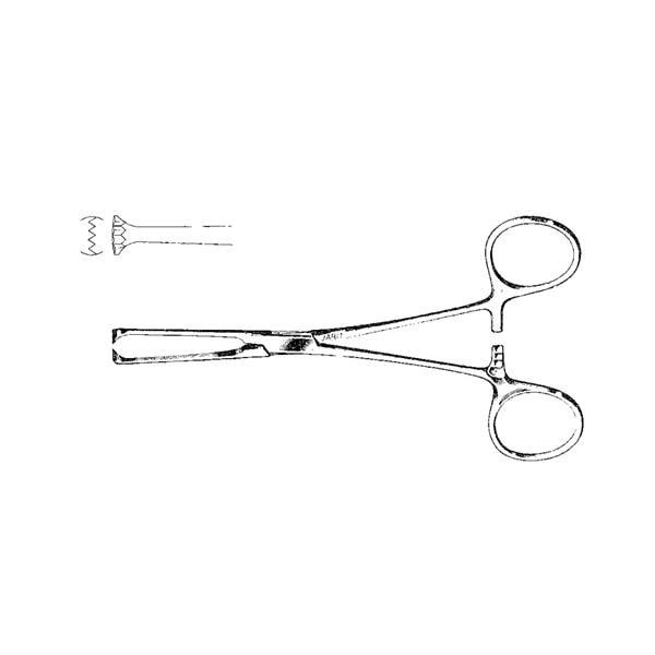 Forcep Straight 6-1/8" Ea